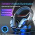 SY830MV Wired Headsets Over Ear Stereo Earphones Cool Lighting Gaming Headset for Smart Phones Computer Laptop Tablet Black Red