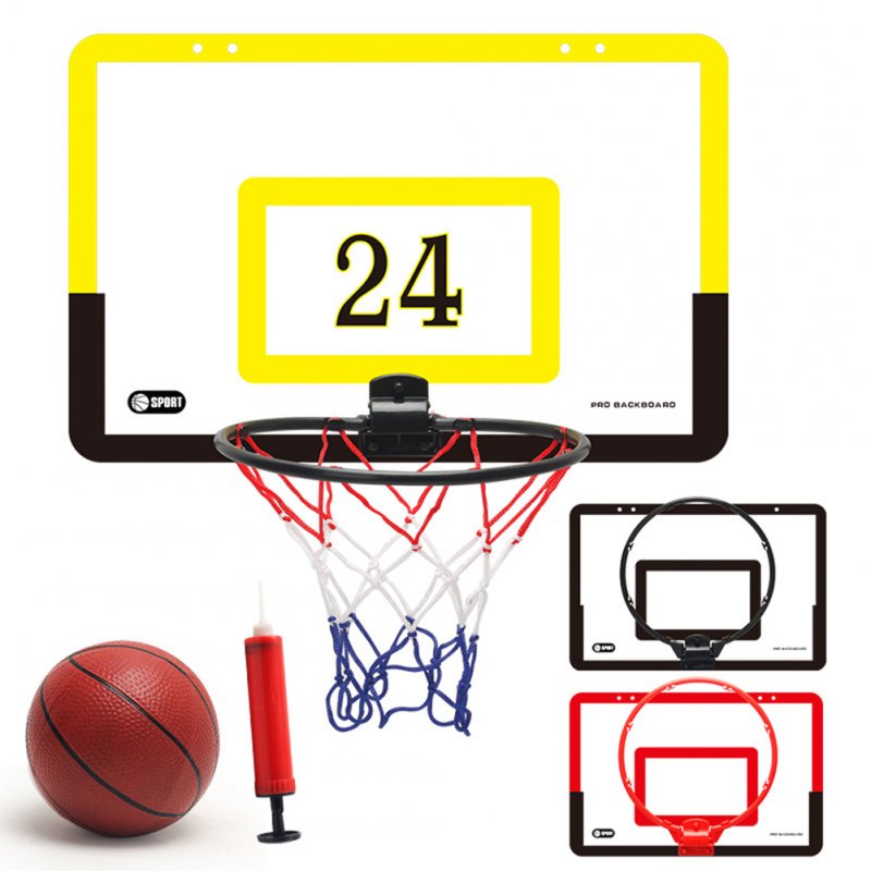 Children Basketball  Stand Indoor Hanging Wall-mounted Free Punching Mobile Shooting Frame Basketball Board Sports Toys 