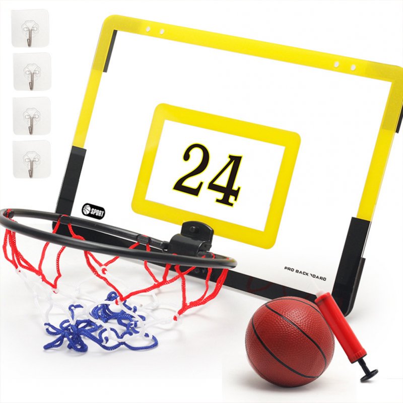 Children Basketball  Stand Indoor Hanging Wall-mounted Free Punching Mobile Shooting Frame Basketball Board Sports Toys 