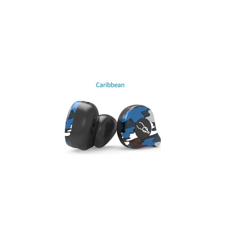 Sabbat X12 Ultra Camouflage TWS True Wireless 5.0 Bluetooth Headset In-Ear Stereo Earbuds Headset Caribbean