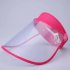 Safety Face Shield 360 Degree Rotated Dust proof Outdoor Riding Visor Cooking Mask purple