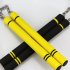Safety Foam Nunchakus Sponge Double Truncheon with Stainless Steel Chain Adult models 28cm yellow