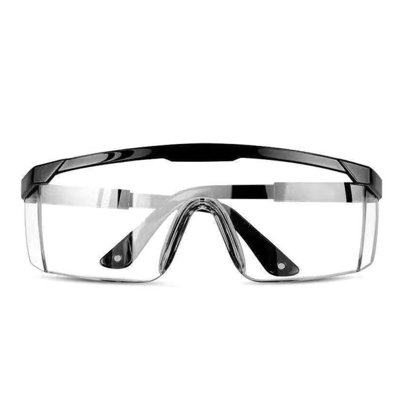 Safety Goggles Protective Transparent Protection Anti Dust Saliva Goggles Outdoor Safety Equipment black_3PCs