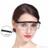 Safety Goggles Protective Transparent Protection Anti Dust Saliva Goggles Outdoor Safety Equipment black 3PCs