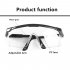 Safety Goggles Protective Transparent Protection Anti Dust Saliva Goggles Outdoor Safety Equipment black 4PCs