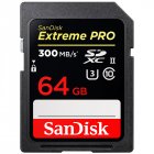 SanDisk Extreme PRO High Speed SD Card 64GB Class10 300M s U3 SDHC SDXC UHS II Memory Card for Camera Black