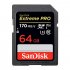 SanDisk Extreme Pro 256G SD Card SDHC SDXC UHS I Class 10 170M S Memory Card Support U3 4K Video Card