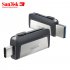 Sandisk SDDDC2 Dual Type C USB 3 0 USB 3 1 Flash Drive Multifunctional Stick Pen Drive 64GB Pendrive Silver