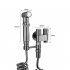 Sanitary Toilet Shower Dual Switch Outlet Shower Sprinkler Hand Held Bidet Sprayer Bathroom Accessories Black