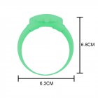 Sanitizer Bracelet Disinfectant Sanitizer Dispenser Bracelet Wristband Hand Sanitizer Dispensing Silicone Bracelet Bracelet light green