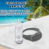 Sanitizer Bracelet Disinfectant Sanitizer Dispenser Bracelet Wristband Hand Sanitizer Dispensing Silicone Bracelet Gray suit