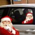 Santa Car Decal Automobile Sticker for Home Cars Decor Gift left