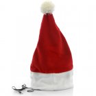Santa Claus Beanie Hat featuring in built headphones is the ideal festive head accessory to wear to listen to jingle bells when out doing Christmas shopping