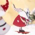 Santa Claus Dolls Ornaments Wooden Assembling Puzzles Painted Christmas Decorations Red Hat