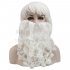 Santa Claus Wig   Beard Set Christmas Decorative Costume Accessory Adult Cosplay Fancy Dress Beard   wig set