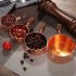 Sauce Pot with Rosewood Wooden Handle Sauce Cup Plate for Cooking Utensils 1 4 copper cup with wooden handle