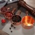 Sauce Pot with Rosewood Wooden Handle Sauce Cup Plate for Cooking Utensils 1 2 copper cup with wooden handle