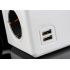 Save space  time and peace of mind with the Allocacoc EU PowerCube Extended USB  coming with 4 plug sockets and 2 USB ports 