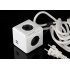 Save space  time and peace of mind with the Allocacoc EU PowerCube Extended USB  coming with 4 plug sockets and 2 USB ports 