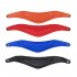 Saxophone Neck Band Leather Neck Strap Leather Mat   Metal Buckle Saxophone Accessories Orange F 75