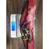 Saxophone Neck Band Leather Neck Strap Leather Mat   Metal Buckle Saxophone Accessories red F 75