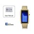 Say hello to the Zero Kelvin Gold  a blue LED watch from the future which articulates the essence of cool by revolutionizing how we tell time 