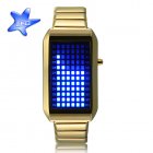 Say hello to the Zero Kelvin Gold  a blue LED watch from the future which articulates the essence of cool by revolutionizing how we tell time 