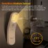 Sb Rechargeable Wireless Motion Sensor  Light Led Night Light Wall Cupboard Closet Light White shell   white light