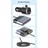 Sc03 Car Charger 74w High Power Pd qc3 0 Fast Charging Voltage Display Usb Hub For Car Mobile Phone 12 24v black