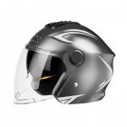 Scooter Motorcycle Half Helmet With Sun Visor Quick Release Buckle Adjustable Strap Helmets