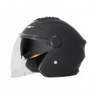 Scooter Motorcycle Half Helmet With Sun Visor Quick Release Buckle Adjustable Strap Helmets