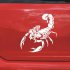 Scorpion Totem Decals Car Stickers Car Styling Vinyl Decal Sticker for Cars Decoration white