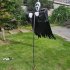 Screaming Scarecrow Halloween Hanging Ghost Decoration Scarecrow For Garden Decoration Courtyards black