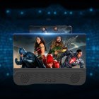 Screen  Amplifier 6D High-definition Dual Speakers Bluetooth-compatible Audio Mobile Phone Screen Amplifier Black