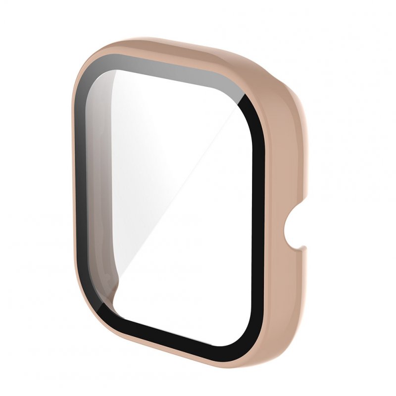 Screen Protector Watch Case Shockproof Shell Cover Compatible For Huami Amazfit Bip U Bip U Pro Pop Pop Pro Cherry Blossom Pink