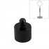 Screw Converter 3 8in Female To 1 4in Male Thread Adapter for Tripod Monopod Camera Photo Photography Accessories black
