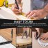 Scribing Pencil Tool Portable Lightweight Adjustable Clip Design Multifunctional Woodworking Profile Measure Gauge black