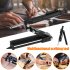 Scribing Pencil Tool Portable Lightweight Adjustable Clip Design Multifunctional Woodworking Profile Measure Gauge black