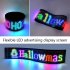 Scrolling Advertising LED Sign with Intelligent APP Control Customize Display Inlay Type LED Display 7 17cm