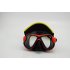Scuba Diving Mask Head Strap Cover Mask Padded Protect Long Hair Band Strap Wrapper  Black yellow edge Free size