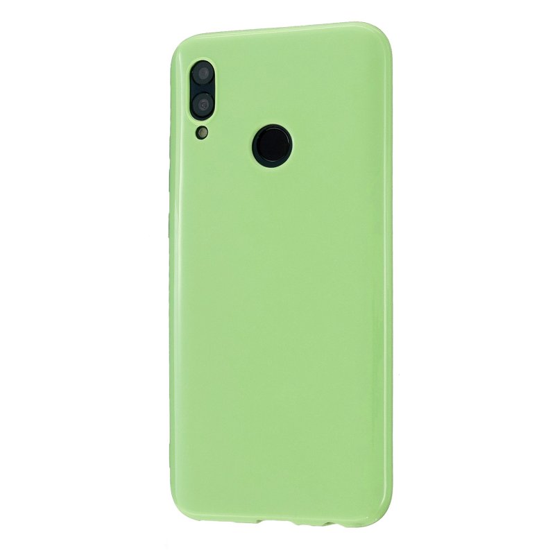 For HUAWEI Honor 10 Lite/P Smart/P Smart-Z 2019 Cellphone Shell Simple Profile Soft TPU Phone Case  Fluorescent green
