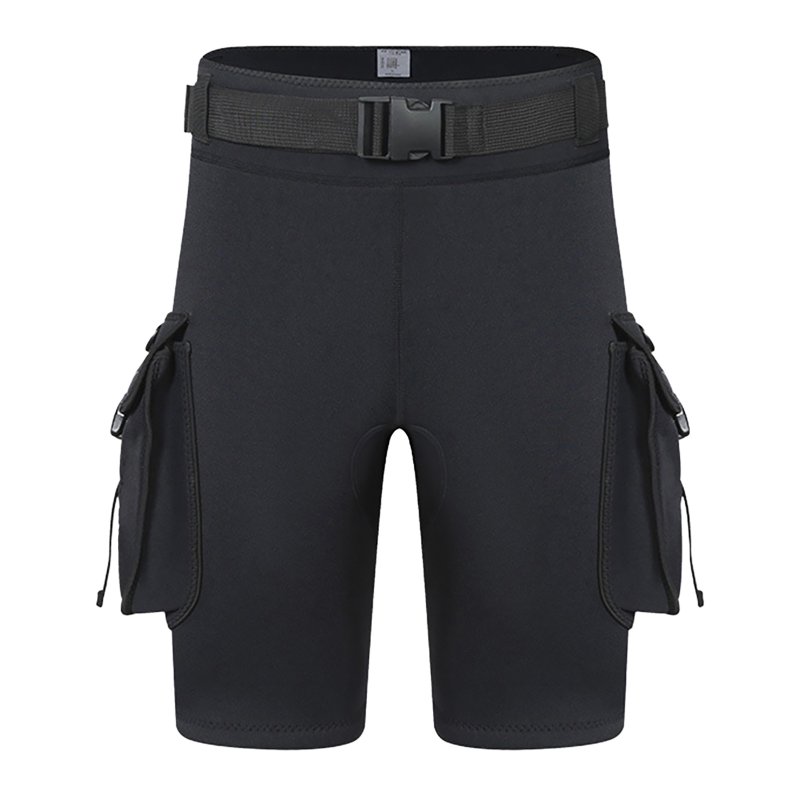 Scuba Shorts With Pocket 3mm Neoprene Diving Shorts Wetsuits Spearfishing Surfing Shorts Canoeing Kayaking Shorts For Women Men L