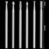 Sculpture Knife Set  Wood Carving Tools Set  1 3 9 100 Inches 6 Kinds Shape Tough Tungsten Steel Sharp Carving Engraving Tool For Kids Wood Carving  Root Carvin