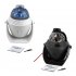Sea Pivoting Marine Compass Electronic Navigation Compass With Magnetic Declination Adjustment For Car Ship White