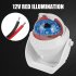 Sea Pivoting Marine Compass Electronic Navigation Compass With Magnetic Declination Adjustment For Car Ship White