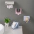 Seamless Paste Wall Hanging Soap Box Bathroom Drain Soap Holder  white