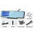 Second generation of the Bluetooth Rearview Mirror with hands free phone calling  GPS navigation  DVR  a wireless parking camera and a speed radar detector 
