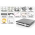 Security Camera Kit with 4 outdoor cameras  a 4CH DVR and everything else you need to get going  including cables and more