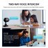 Security Camera WiFi Surveillance Camera Siren Alert Night Vision Smart 1080P HD Cams Clear Recording Rotation Two way Voice Intercom Smart Camera For Home Outd