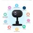 Security Camera WiFi Surveillance Camera Siren Alert Night Vision Smart 1080P HD Cams Clear Recording Rotation Two way Voice Intercom Smart Camera For Home Outd